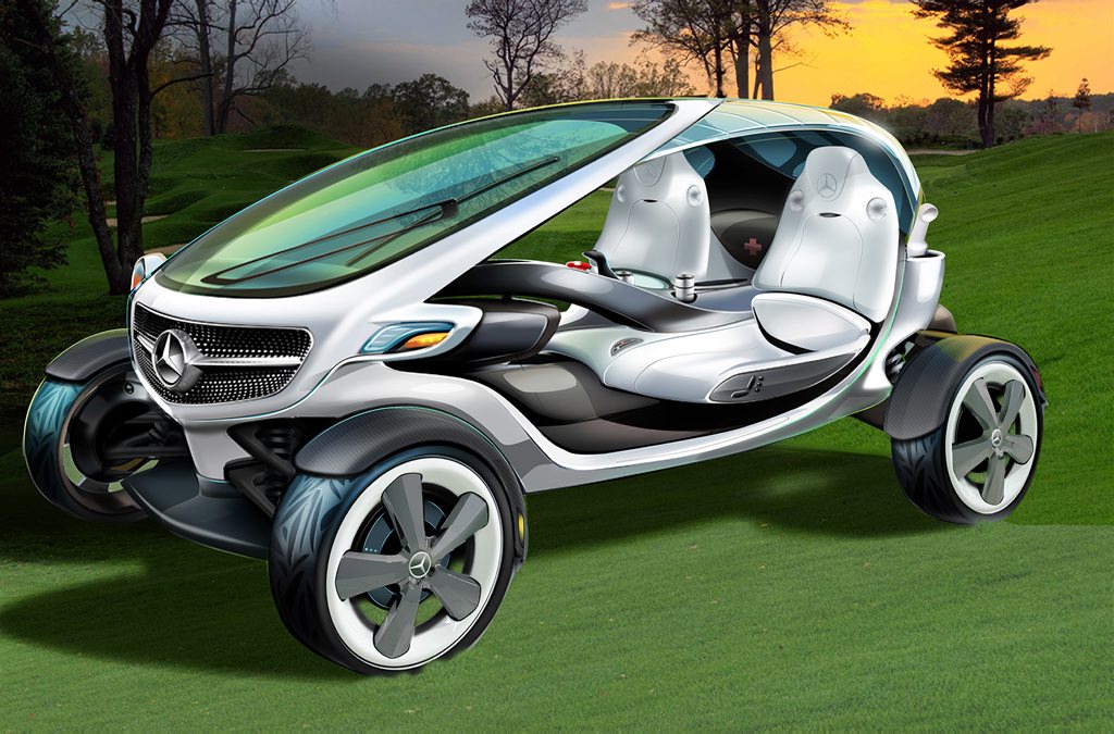 The Mercedes-Benz Golf Cart concept.
The Mercedes-Benz Golf Cart concept.